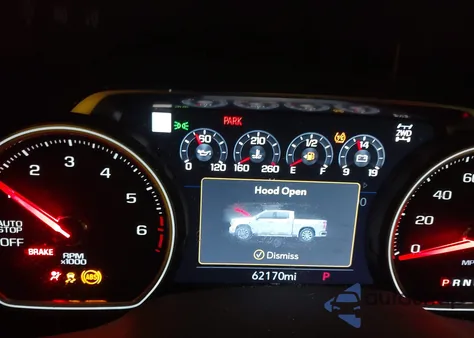 2021 Chevrolet Silverado 1500 4Wd Short Bed High Country из США, поврежденный, VIN 1GCUYHEL9MZ208634